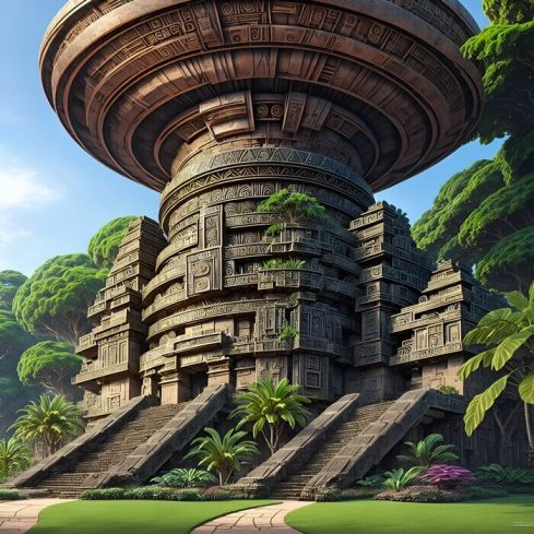 Image generated from Leonardo AI: A Wide Sci-fi Building
