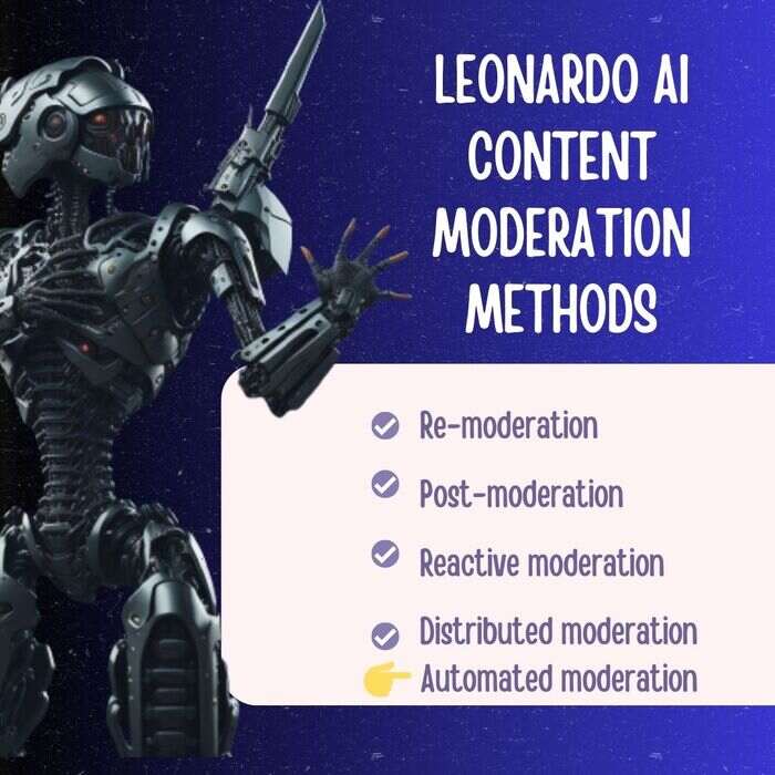 Leonardo AI Content Moderation Methods