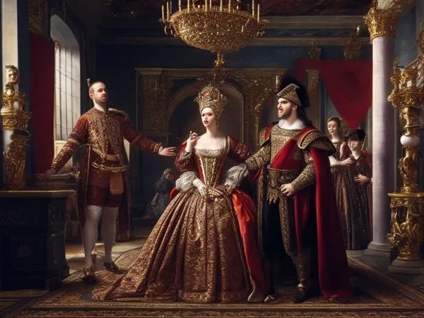 the opulent world of a Renaissance court
